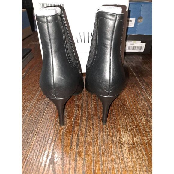 New 5 Dream Pairs Black Point Toe Stiletto High Heel Ankle Boot Booties Shoe NWT - Picture 10 of 12
